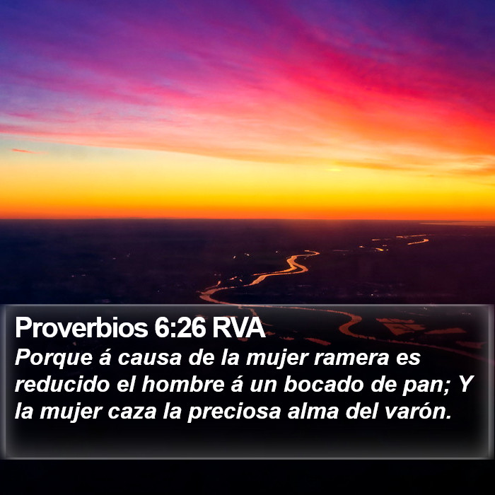 Proverbios 6:26 RVA Bible Study