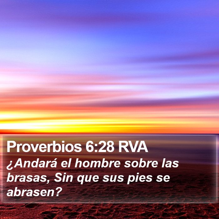 Proverbios 6:28 RVA Bible Study