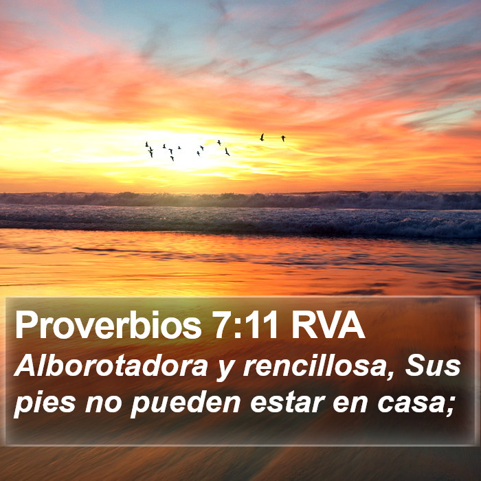 Proverbios 7:11 RVA Bible Study