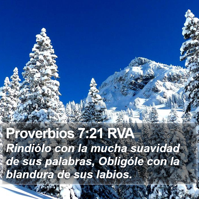 Proverbios 7:21 RVA Bible Study
