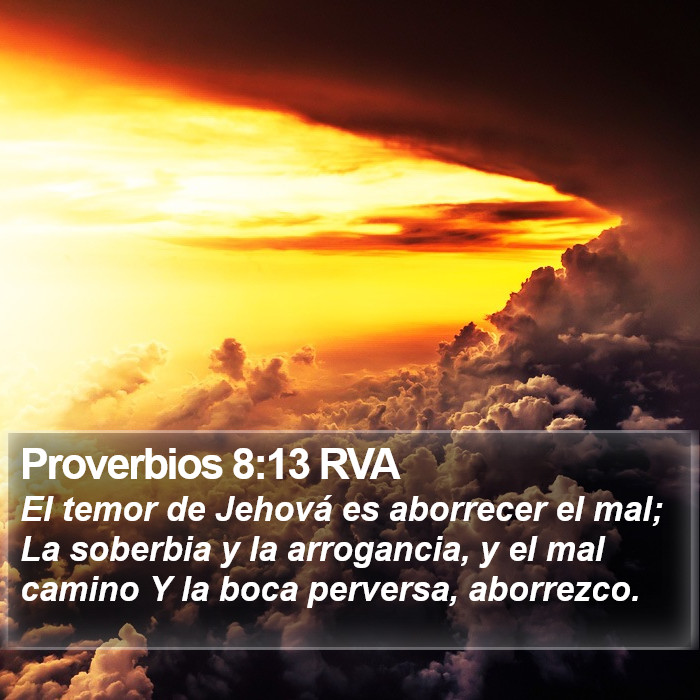 Proverbios 8:13 RVA Bible Study