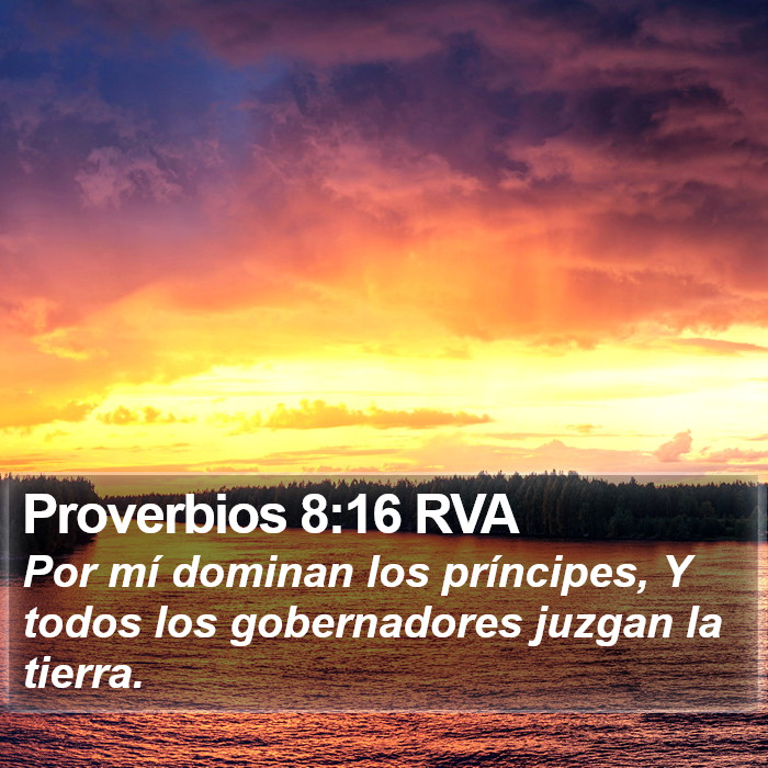 Proverbios 8:16 RVA Bible Study