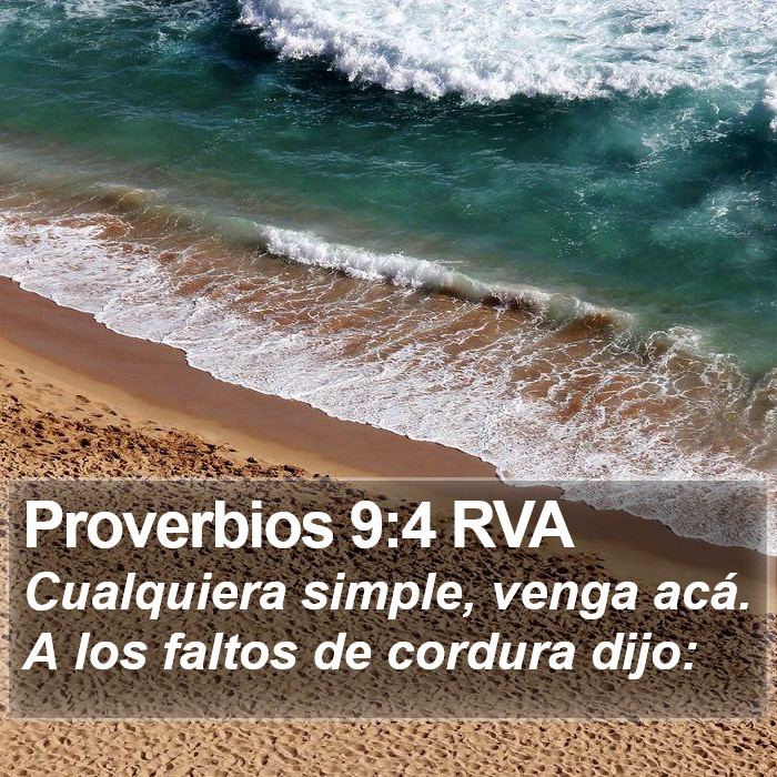 Proverbios 9:4 RVA Bible Study