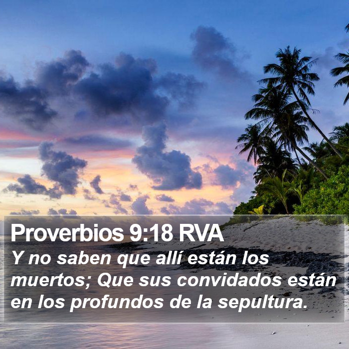 Proverbios 9:18 RVA Bible Study