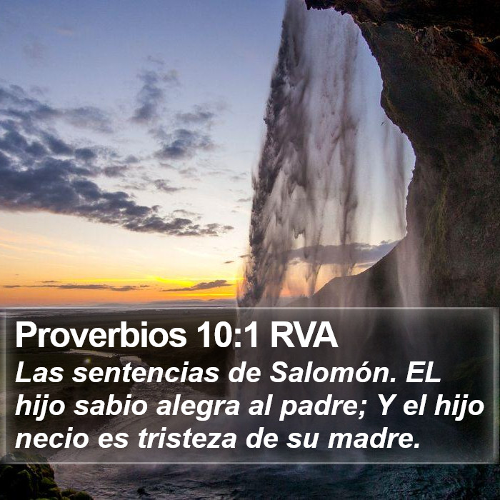 Proverbios 10:1 RVA Bible Study