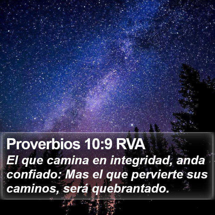 Proverbios 10:9 RVA Bible Study