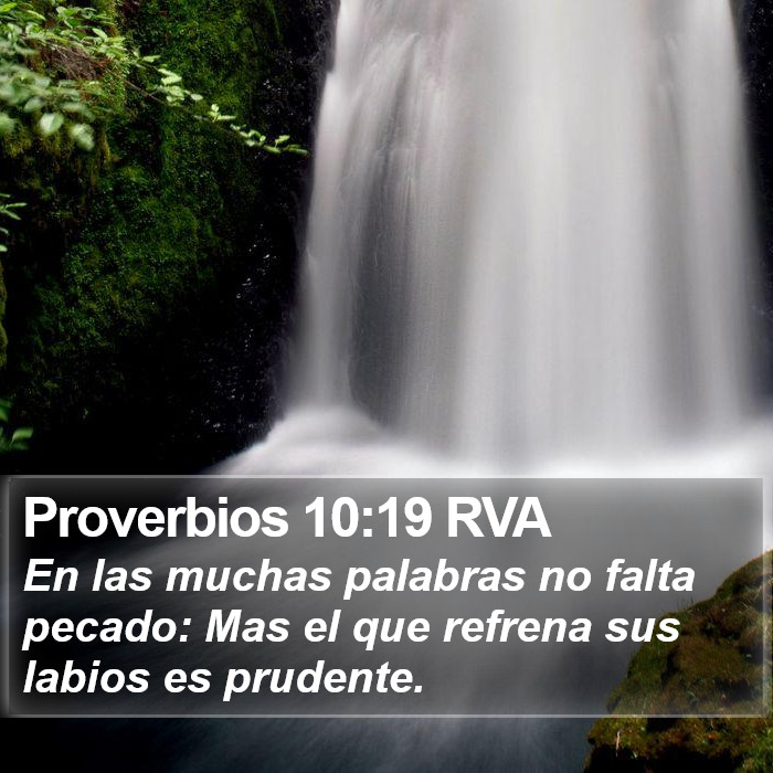 Proverbios 10:19 RVA Bible Study