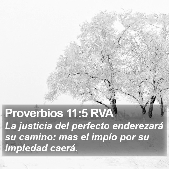 Proverbios 11:5 RVA Bible Study