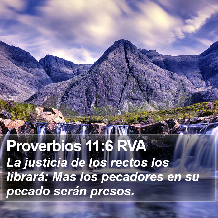 Proverbios 11:6 RVA Bible Study