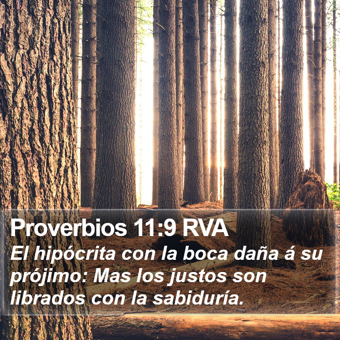 Proverbios 11:9 RVA Bible Study