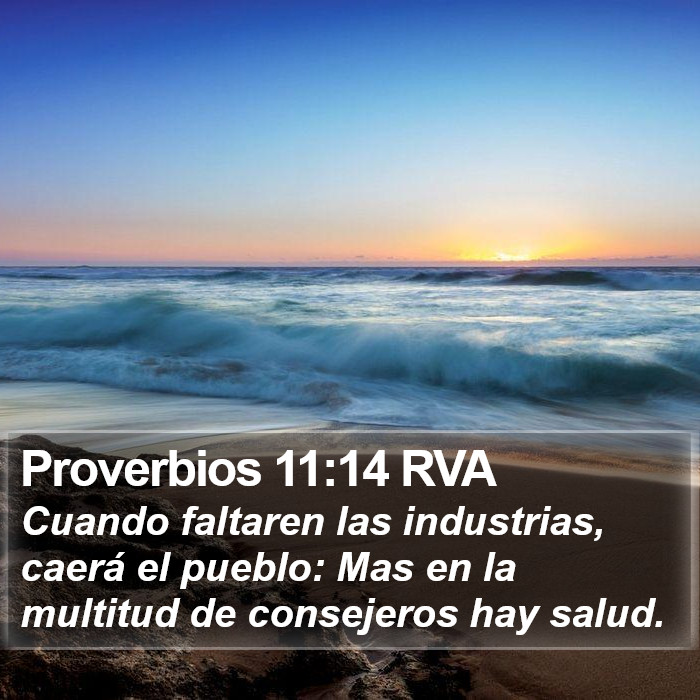 Proverbios 11:14 RVA Bible Study