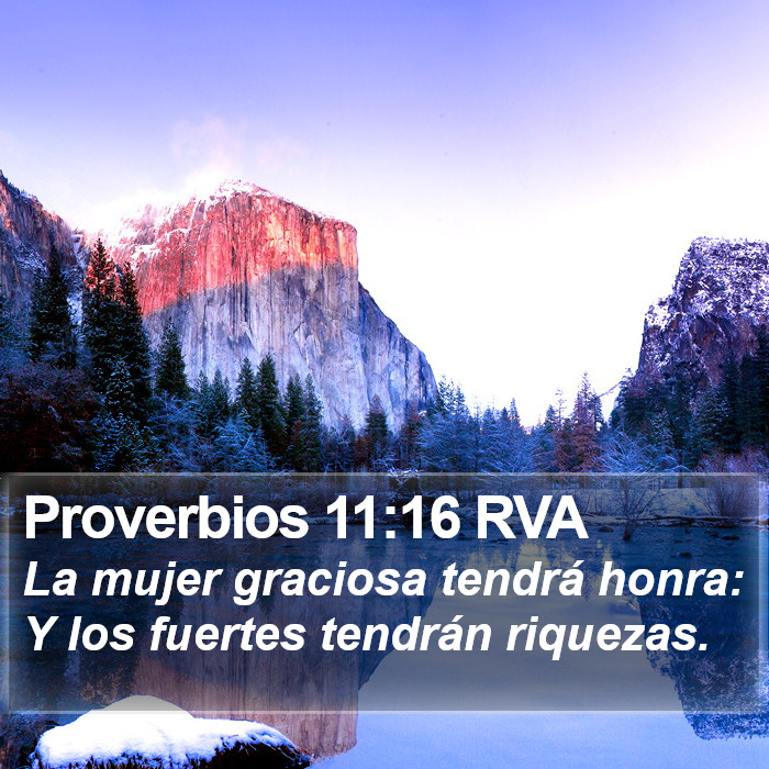 Proverbios 11:16 RVA Bible Study