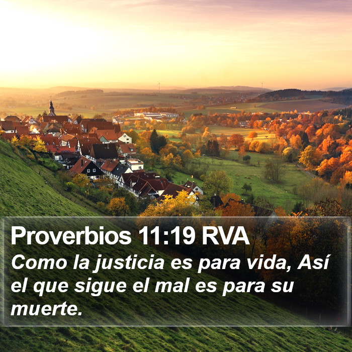 Proverbios 11:19 RVA Bible Study