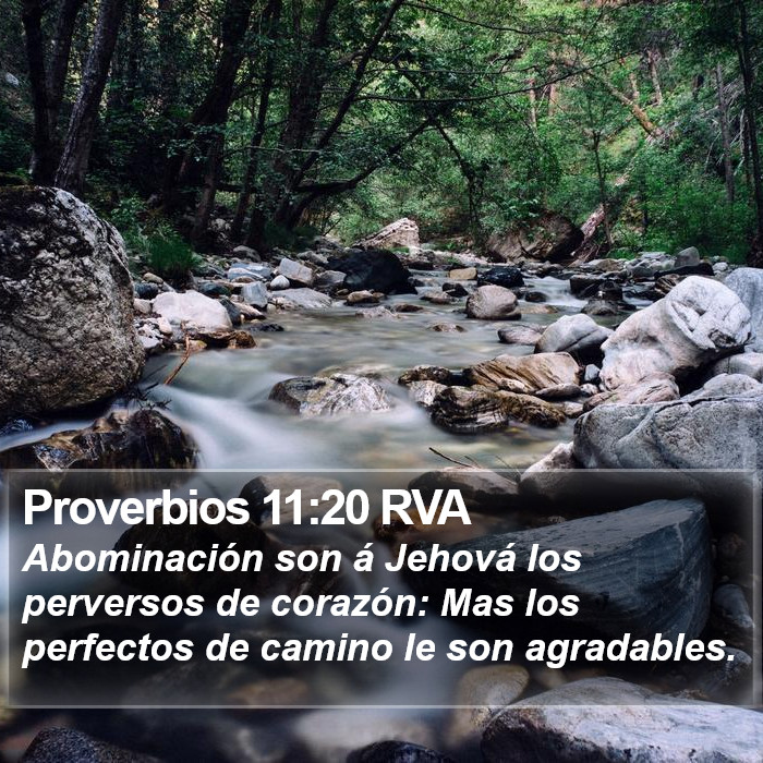 Proverbios 11:20 RVA Bible Study