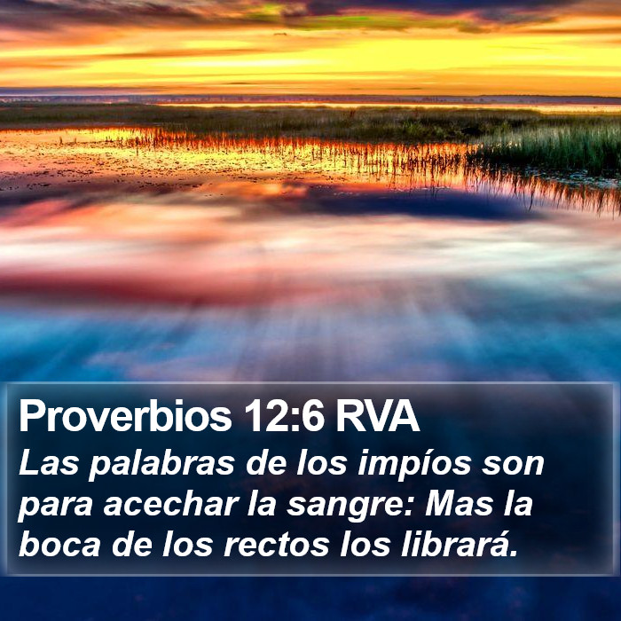 Proverbios 12:6 RVA Bible Study