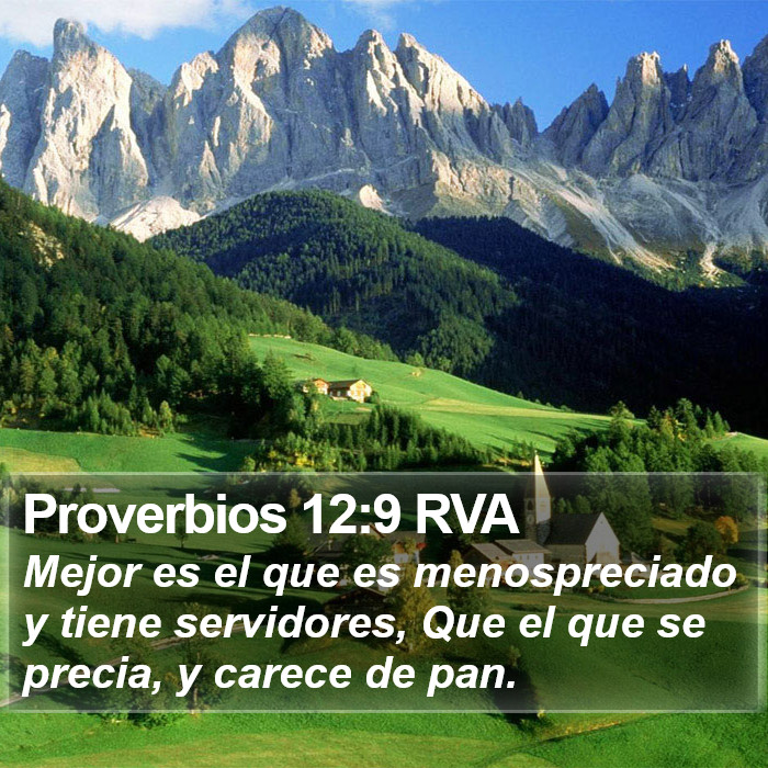 Proverbios 12:9 RVA Bible Study