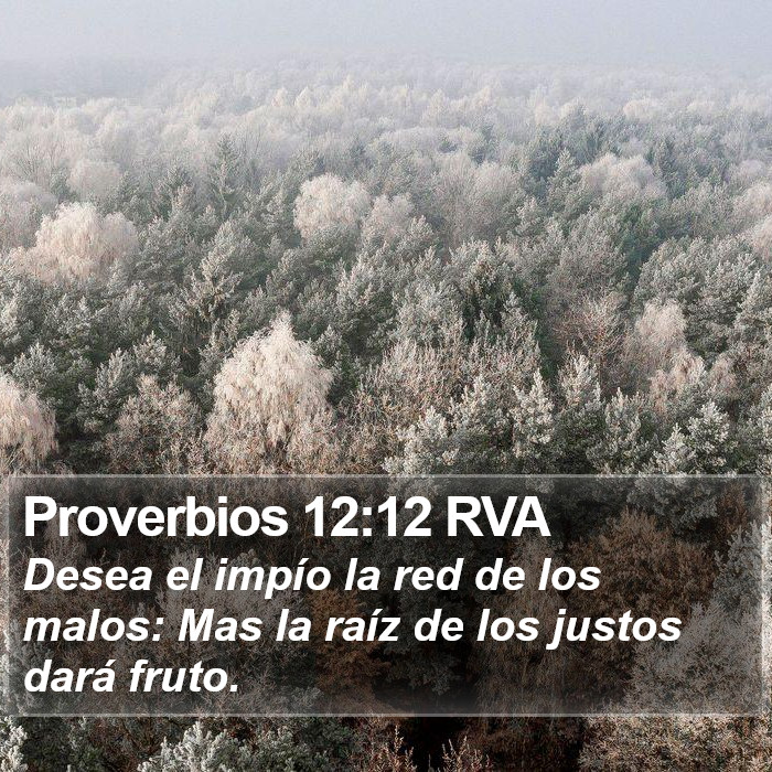 Proverbios 12:12 RVA Bible Study