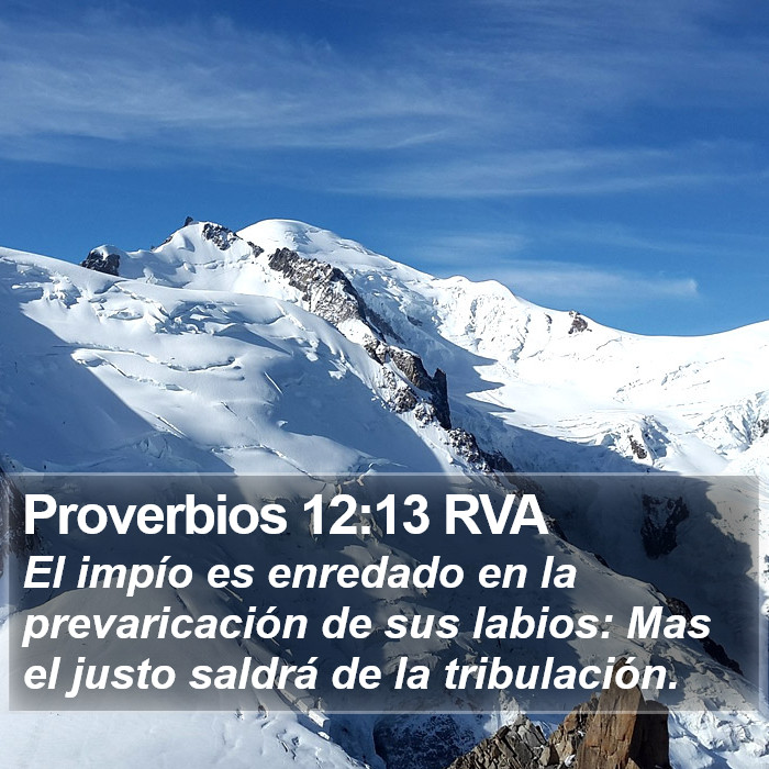 Proverbios 12:13 RVA Bible Study