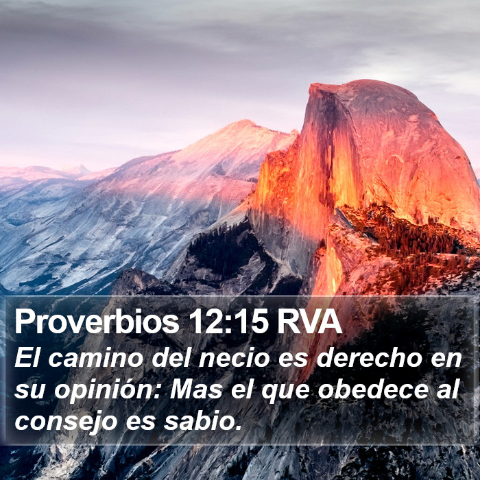 Proverbios 12:15 RVA Bible Study