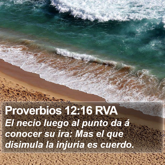 Proverbios 12:16 RVA Bible Study