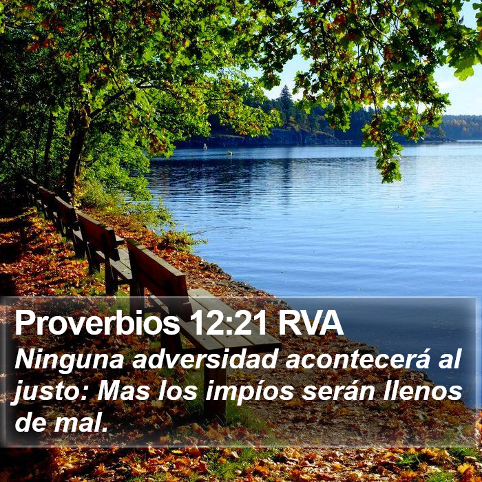 Proverbios 12:21 RVA Bible Study