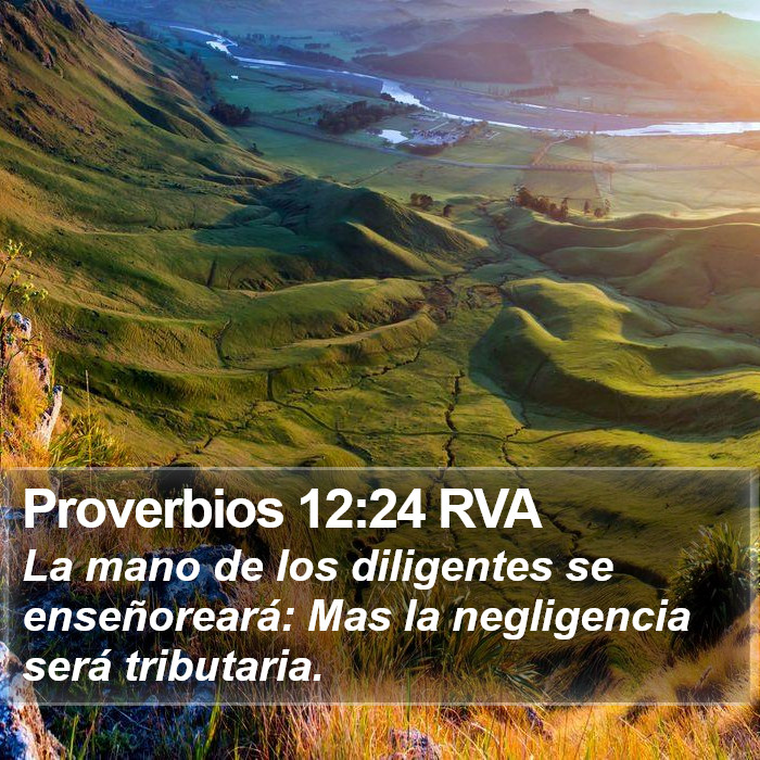 Proverbios 12:24 RVA Bible Study