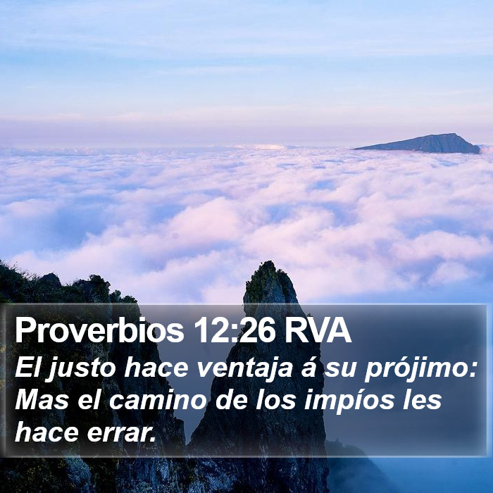 Proverbios 12:26 RVA Bible Study