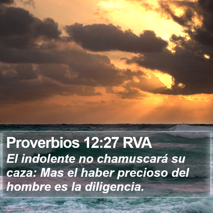 Proverbios 12:27 RVA Bible Study