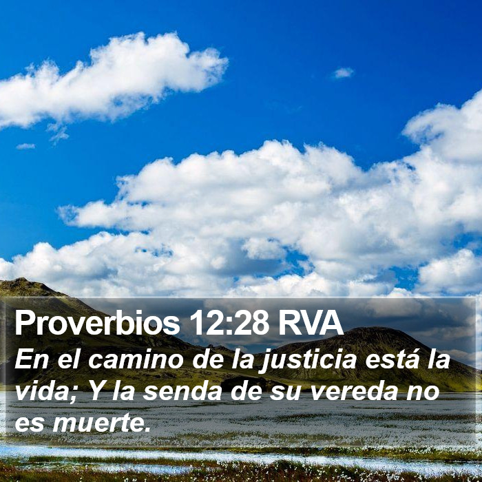 Proverbios 12:28 RVA Bible Study