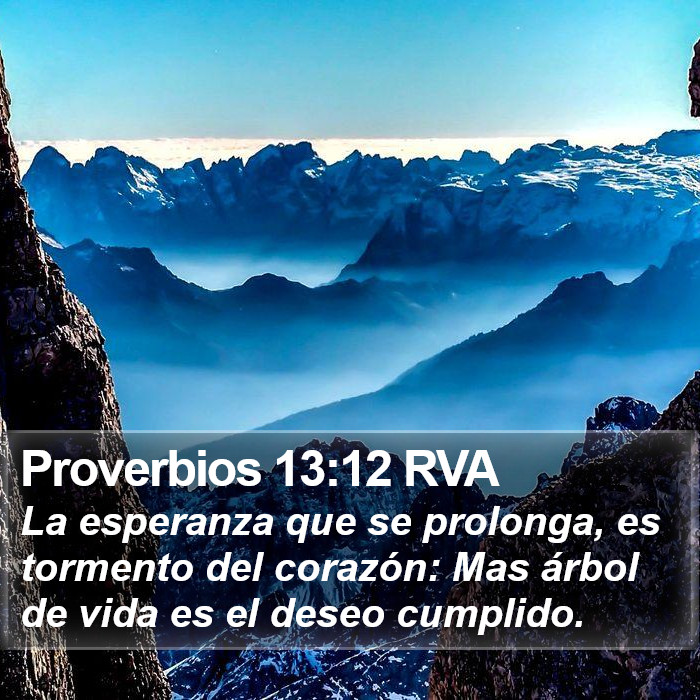 Proverbios 13:12 RVA Bible Study