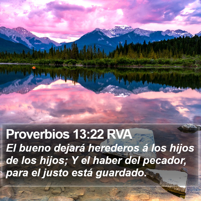 Proverbios 13:22 RVA Bible Study