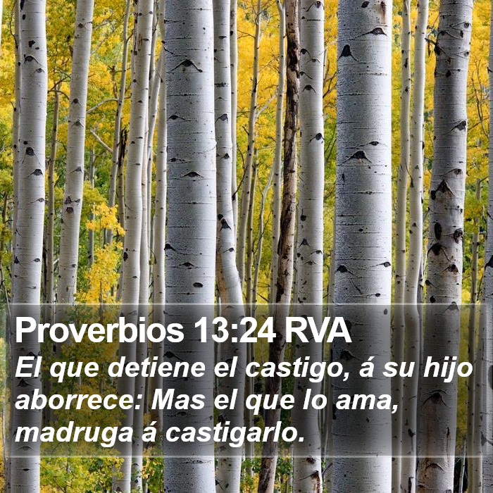 Proverbios 13:24 RVA Bible Study