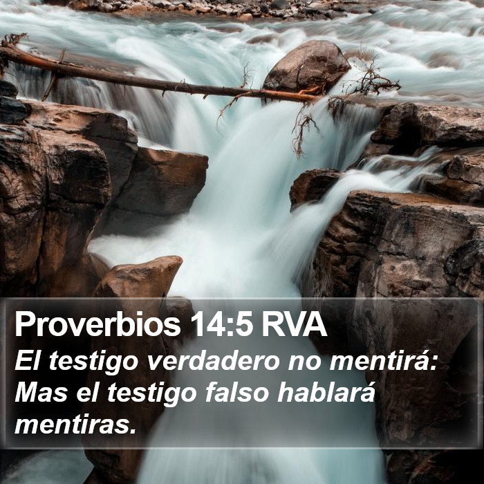 Proverbios 14:5 RVA Bible Study