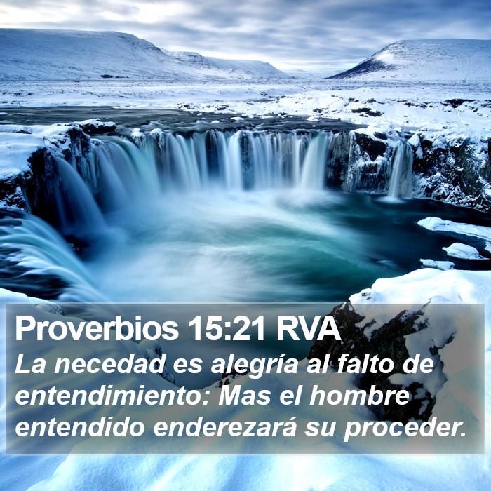 Proverbios 15:21 RVA Bible Study