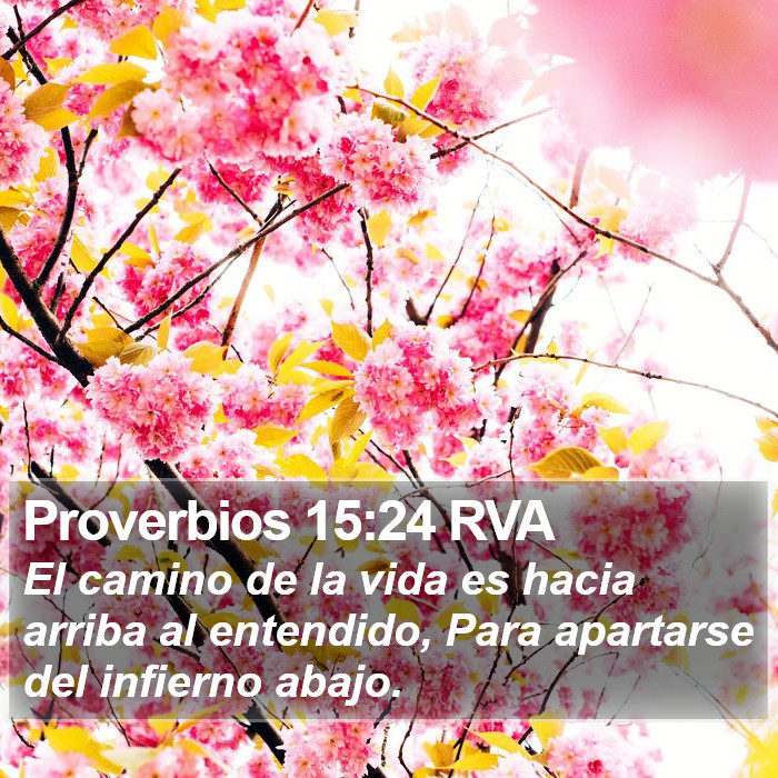 Proverbios 15:24 RVA Bible Study