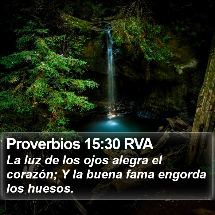 Proverbios 15:30 RVA Bible Study