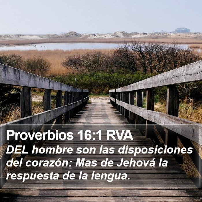 Proverbios 16:1 RVA Bible Study