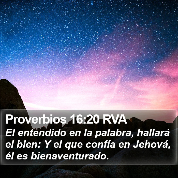 Proverbios 16:20 RVA Bible Study