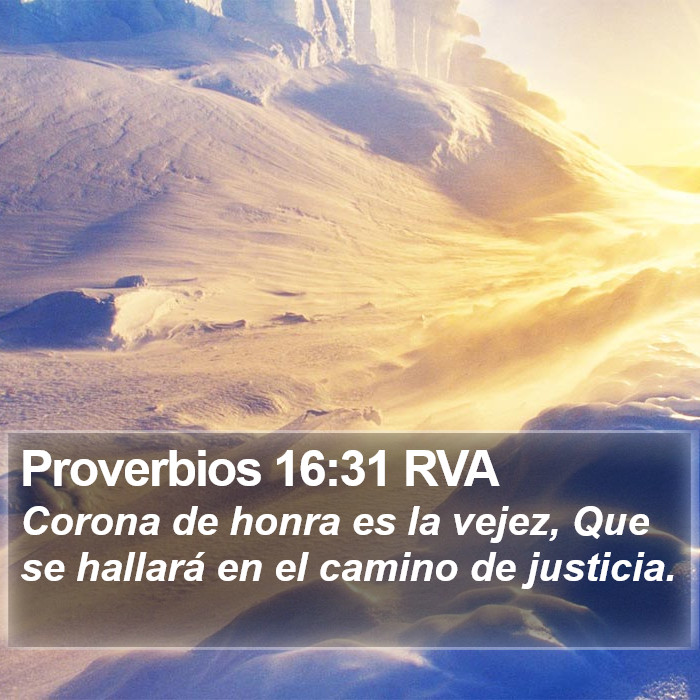 Proverbios 16:31 RVA Bible Study