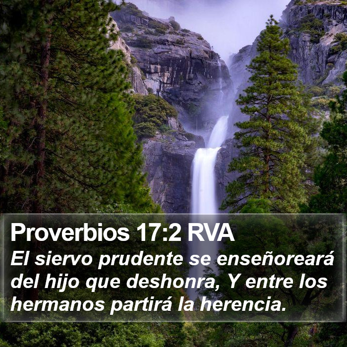 Proverbios 17:2 RVA Bible Study