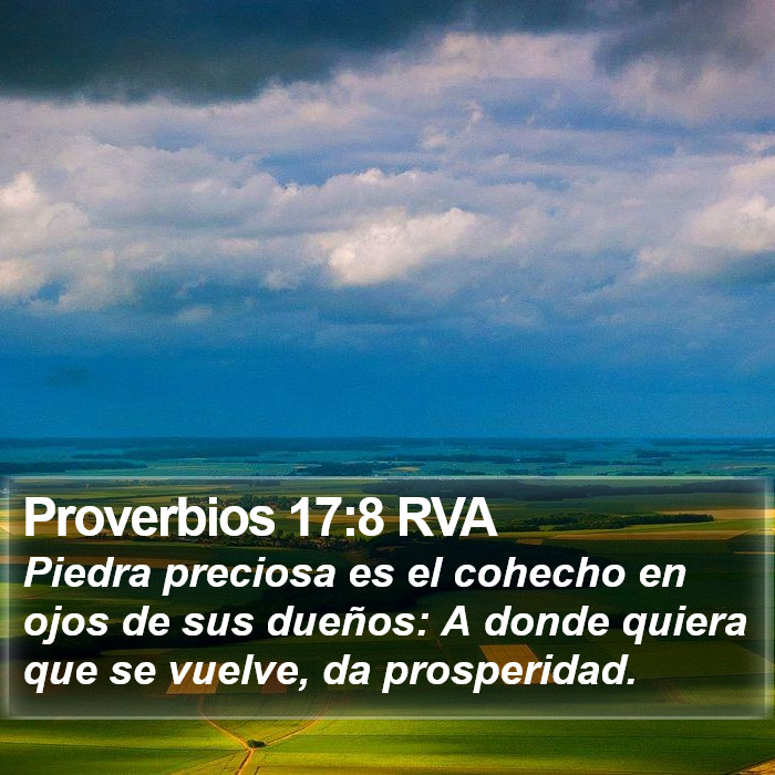 Proverbios 17:8 RVA Bible Study