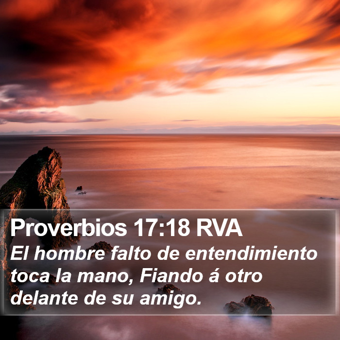 Proverbios 17:18 RVA Bible Study