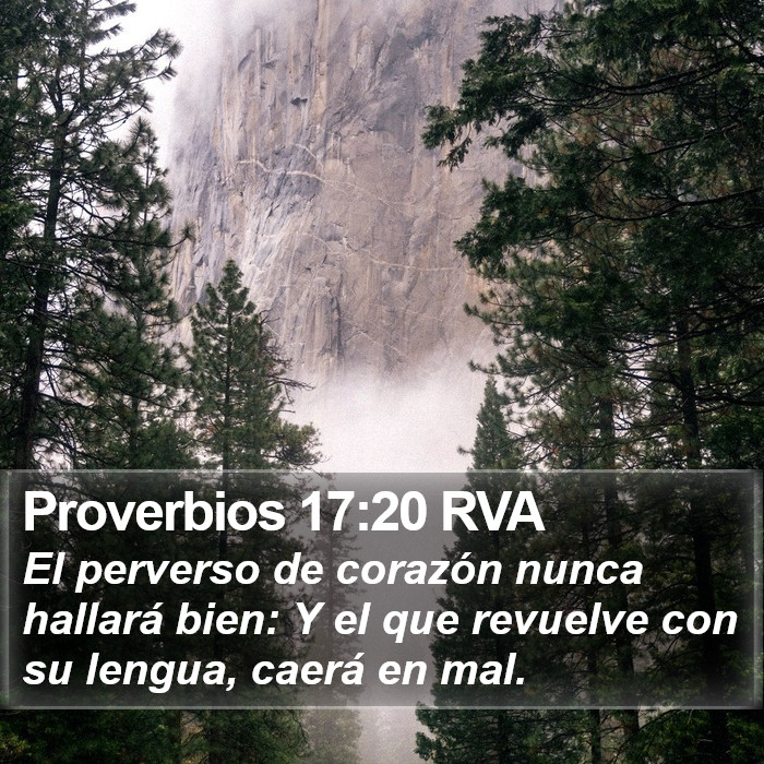 Proverbios 17:20 RVA Bible Study