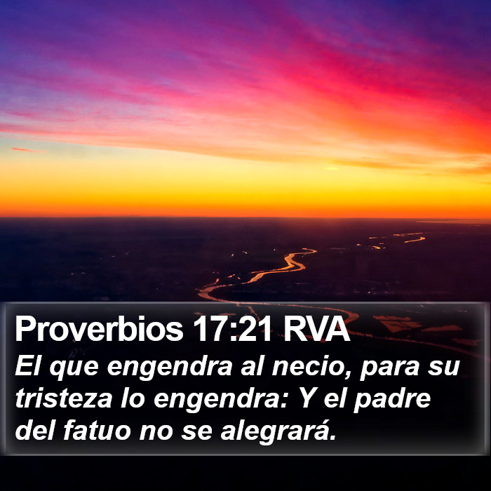 Proverbios 17:21 RVA Bible Study