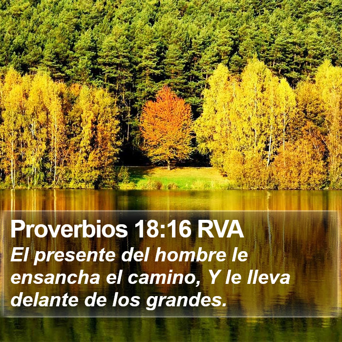 Proverbios 18:16 RVA Bible Study