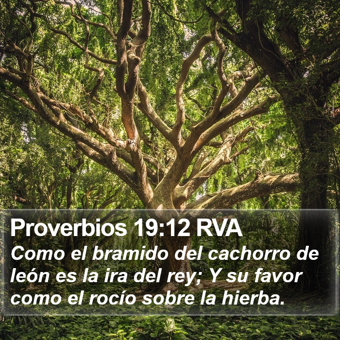 Proverbios 19:12 RVA Bible Study