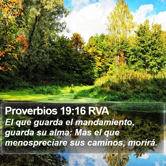 Proverbios 19:16 RVA Bible Study