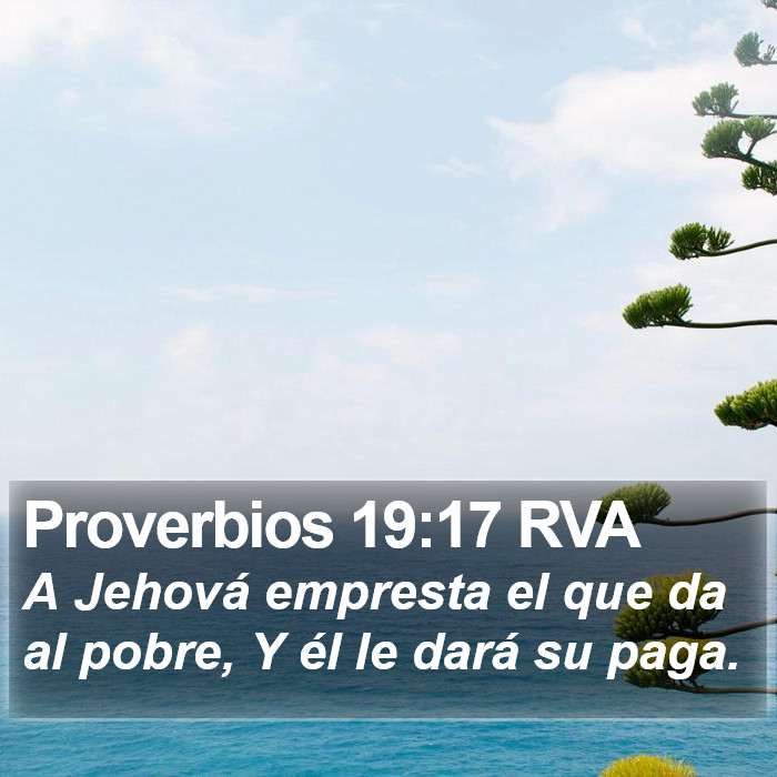 Proverbios 19:17 RVA Bible Study