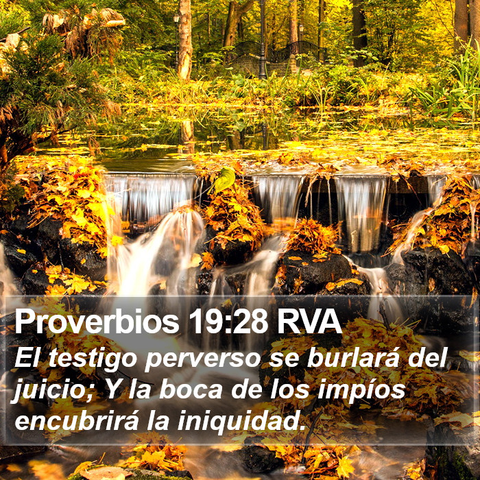 Proverbios 19:28 RVA Bible Study