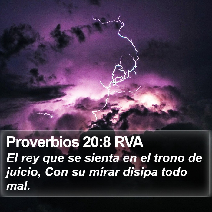 Proverbios 20:8 RVA Bible Study